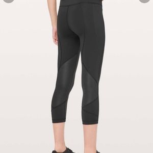 Lululemon Pace Rival Cropped Leggings Black